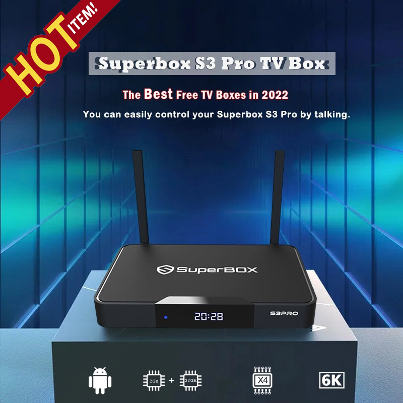 2022 Latest Superbox S3 Pro TV Box - Exclusively for Sports Fans in 